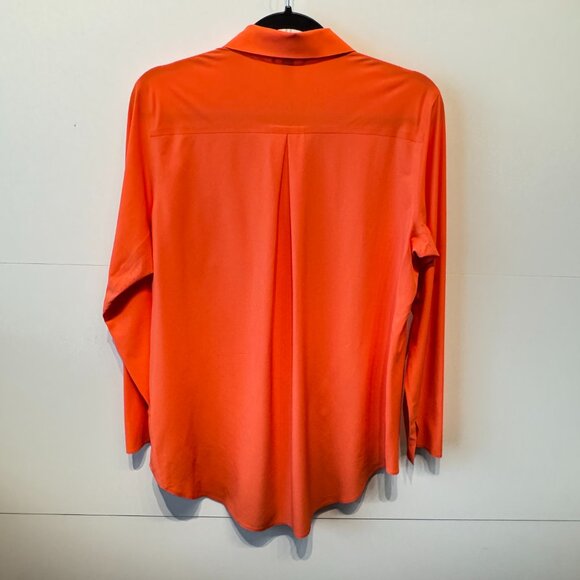 Athleta Urbanite Button Down Top in Orange - Picture 5 of 7